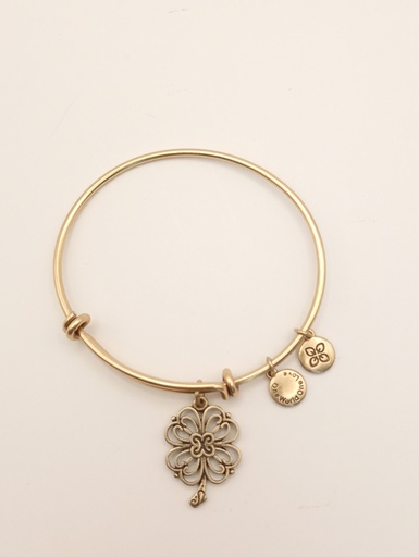 Urban Leaves ULSY003VG Bracelet Charm Gold Metal Bangle Magic Flower Vintage Gold Women