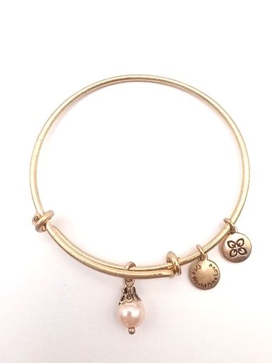 Urban Leaves German Design One World One Love Bright Bangle Gold Tone Women