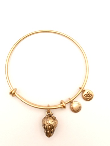 Urban Leaves German Design One World One Love Strawberry Bangle Gold Unisex