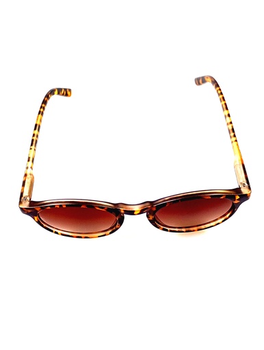 Lux Lenses Sunglasses Round UV400 Brown Unisex