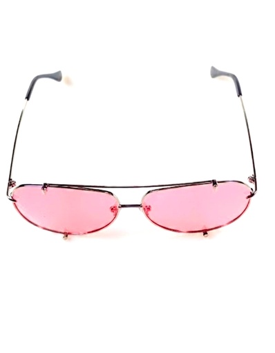 Lux Lenses Sunglasses Aviator UV400 Mirrored Silver Unisex