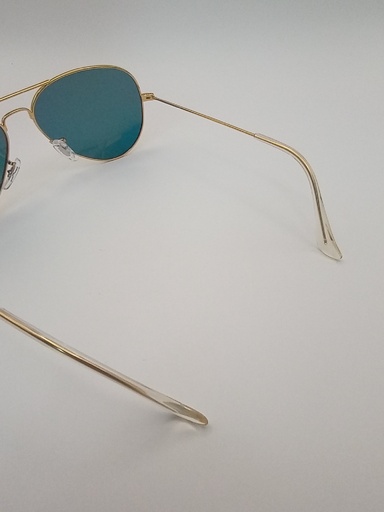 Lux-Lenses SG17SUPB1009REDGLD Sunglasses Unisex Orange Aviator Gold Metal, Glass