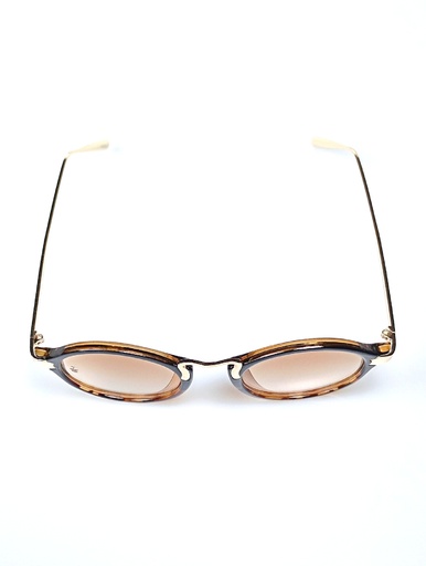 Lux Lenses Sunglasses Oval UV400 Gradient Brown Unisex