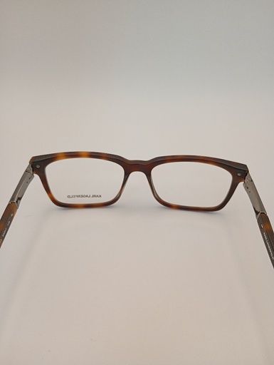 Karl Lagerfeld KL912-013 MATT TORT 54-17 Eyewear Eyeglasses/Prescription Clear Full-Rim Rectangle Unisex Standard Barrel Hinge Brown Plastic