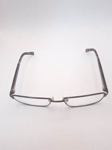 Nautica NAUTICA7239 Eyewear Eyeglasses/Prescription Clear Full-Rim Rectangle Men Standard Barrel Hinge Black Metal, Plastic