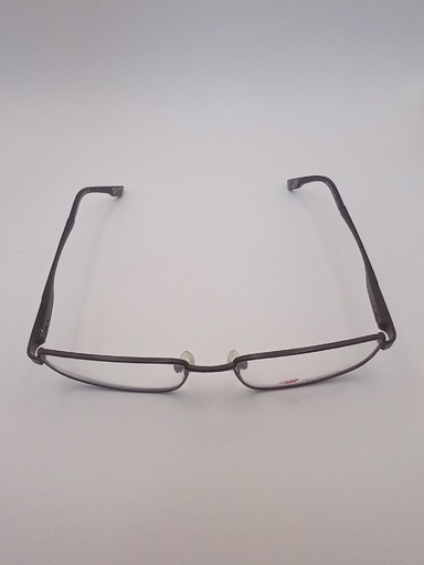 New Balance NB4019 Eyewear Eyeglasses/Prescription Clear Semi-Rimless Rectangle Men Standard Barrel Hinge Black Metal