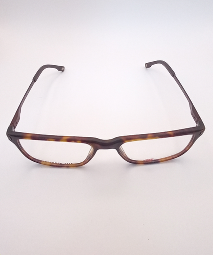 New Balance NB7009LT/P Eyewear Eyeglasses/Prescription Clear Full-Rim Rectangle Unisex Standard Barrel Hinge Brown Plastic