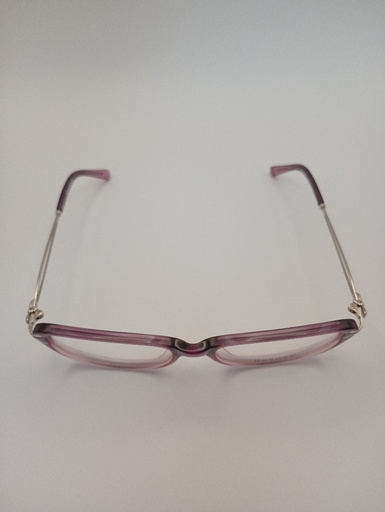 ROCHAS R09170/P C03 Eyewear Eyeglasses/Prescription Clear Full-Rim Rectangle Women Standard Barrel Hinge Purple Plastic, Metal