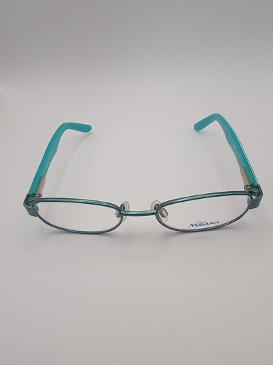Moana Disney MOANA02 Eyewear Eyeglasses/Prescription Clear Full-Rim Rectangle Kids Standard Barrel Hinge Green Metal