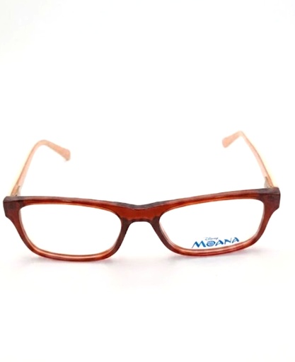 Disney Kids Eyeglasses Frame Rectangle Full-Rim Brown Acetate