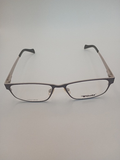 Gola DM/J/GOLA10/M Eyewear Eyeglasses/Prescription Clear Full-Rim Rectangle Men Standard Barrel Hinge Gray Metal