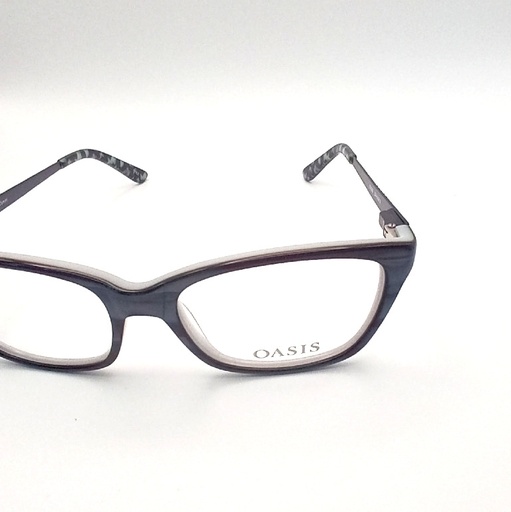 Oasis Eyeglasses Frame Cat-eye Full-Rim Blue Women Acetate