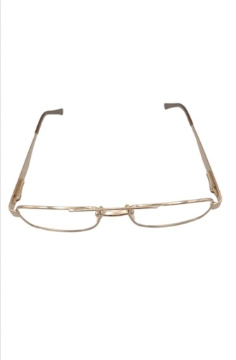 Brooksfield Eyeglasses Frame Rectangle Full-Rim Gold Men Metal