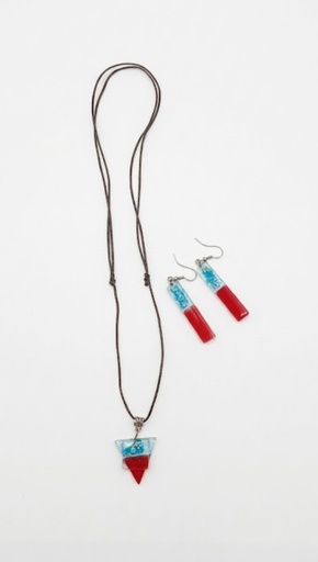Arteciones WA1071 Handmade Jewelry Necklace, Earrings Non-Metal