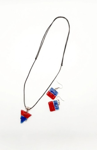 Arteciones WA1072 Handmade Jewelry Necklace, Earrings Non-Metal